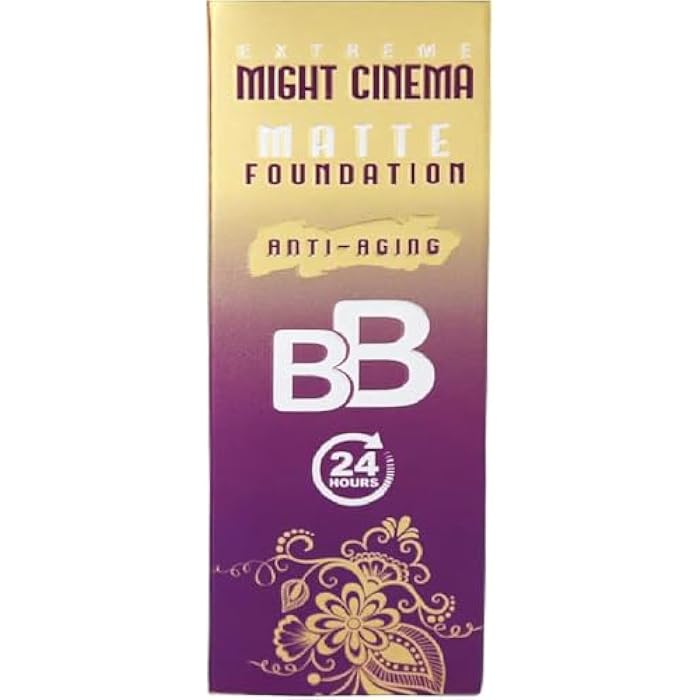 Might Cinema Anti-Aging Matte Foundation 24H Coverage BB (102) - Image 4
